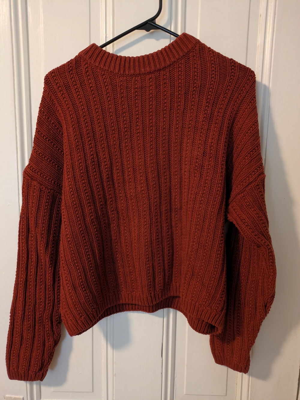 Universal Thread Chunky Crewneck Sweater in Rust